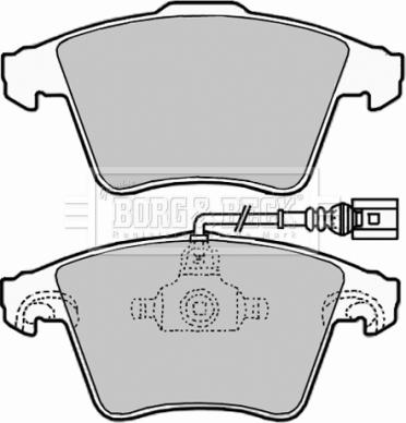 BETTAPARTS PLU1255 - Гальмівні колодки, дискові гальма avtolavka.club