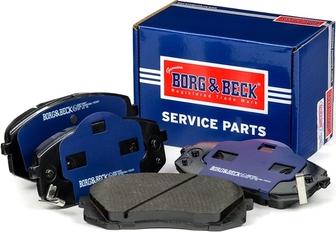 Borg & Beck BBP2081 - Гальмівні колодки, дискові гальма avtolavka.club