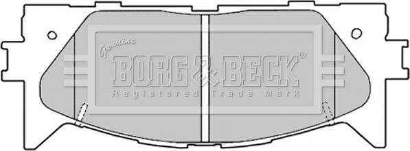 Borg & Beck BBP2026 - Гальмівні колодки, дискові гальма avtolavka.club