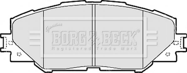 Borg & Beck BBP2079 - Гальмівні колодки, дискові гальма avtolavka.club