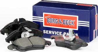Borg & Beck BBP2071 - Гальмівні колодки, дискові гальма avtolavka.club
