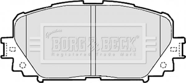 Borg & Beck BBP2073 - Гальмівні колодки, дискові гальма avtolavka.club