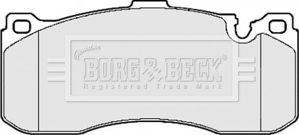 Borg & Beck BBP2155 - Гальмівні колодки, дискові гальма avtolavka.club