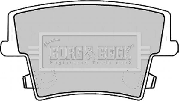 Borg & Beck BBP2168 - Гальмівні колодки, дискові гальма avtolavka.club