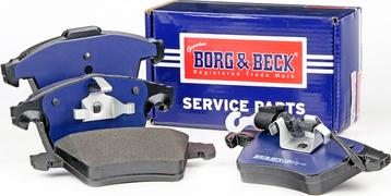 Borg & Beck BBP2107 - Гальмівні колодки, дискові гальма avtolavka.club
