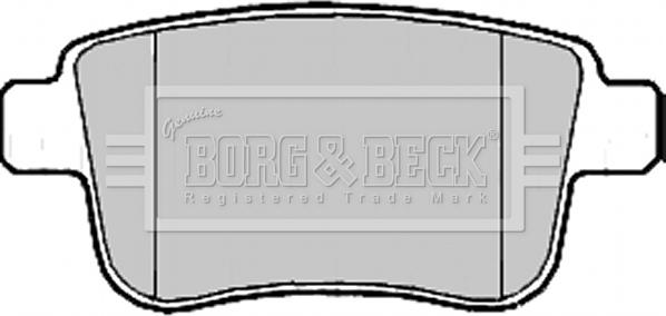 Borg & Beck BBP2185 - Гальмівні колодки, дискові гальма avtolavka.club