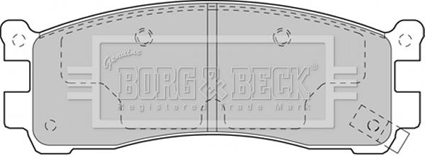 Borg & Beck BBP2135 - Гальмівні колодки, дискові гальма avtolavka.club