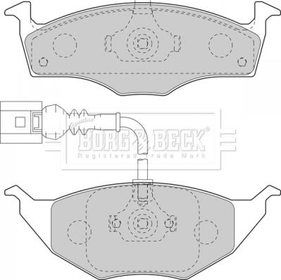 Borg & Beck BBP2129 - Гальмівні колодки, дискові гальма avtolavka.club