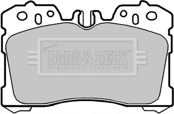 Borg & Beck BBP2127 - Гальмівні колодки, дискові гальма avtolavka.club