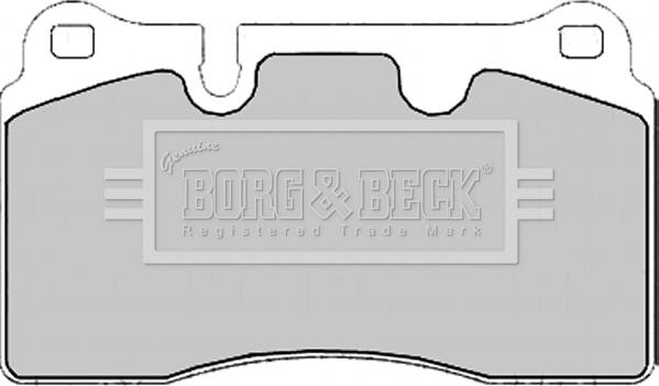 Borg & Beck BBP2175 - Гальмівні колодки, дискові гальма avtolavka.club