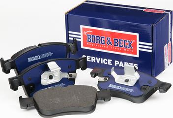 Borg & Beck BBP2844 - Гальмівні колодки, дискові гальма avtolavka.club