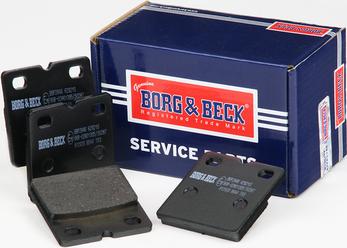Borg & Beck BBP2846 - Гальмівні колодки, стояночні дискові гальма avtolavka.club