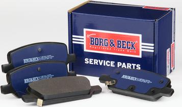 Borg & Beck BBP2863 - Гальмівні колодки, дискові гальма avtolavka.club