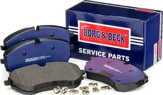Borg & Beck BBP2820 - Гальмівні колодки, дискові гальма avtolavka.club