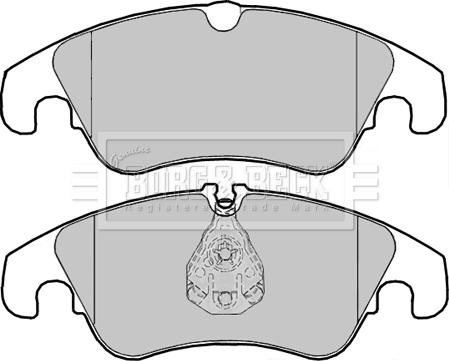 Borg & Beck BBP2392 - Гальмівні колодки, дискові гальма avtolavka.club