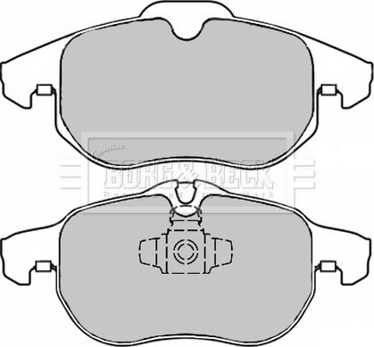 Borg & Beck BBP2354 - Гальмівні колодки, дискові гальма avtolavka.club