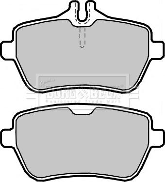 Borg & Beck BBP2366 - Гальмівні колодки, дискові гальма avtolavka.club