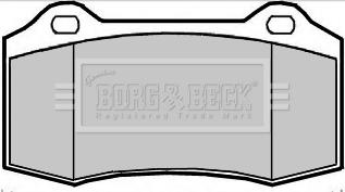 Borg & Beck BBP2360 - Гальмівні колодки, дискові гальма avtolavka.club