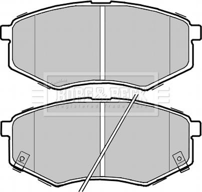 Borg & Beck BBP2368 - Гальмівні колодки, дискові гальма avtolavka.club