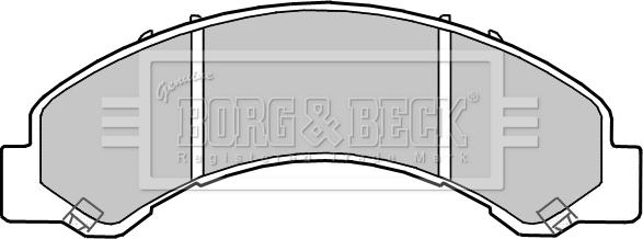 Borg & Beck BBP2362 - Гальмівні колодки, дискові гальма avtolavka.club