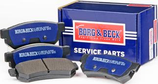 Borg & Beck BBP2307 - Гальмівні колодки, дискові гальма avtolavka.club