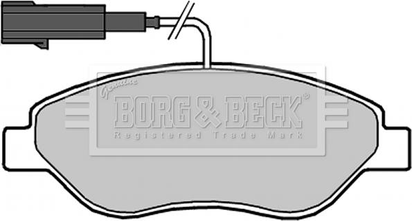 Borg & Beck BBP2318 - Гальмівні колодки, дискові гальма avtolavka.club