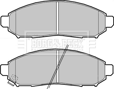 Borg & Beck BBP2389 - Гальмівні колодки, дискові гальма avtolavka.club