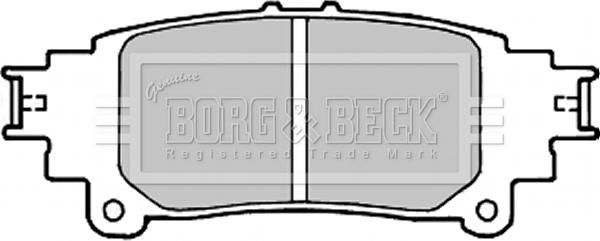 Borg & Beck BBP2336 - Гальмівні колодки, дискові гальма avtolavka.club