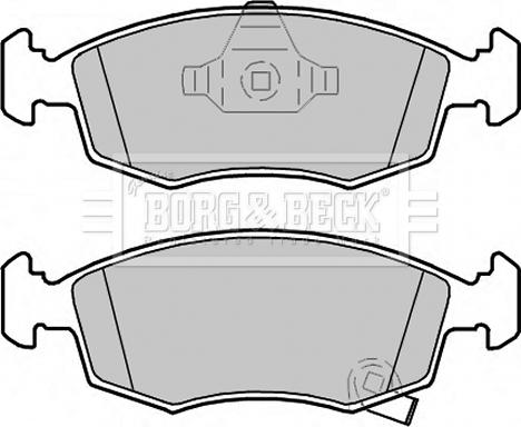 Borg & Beck BBP2322 - Гальмівні колодки, дискові гальма avtolavka.club