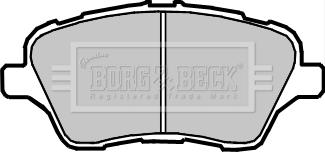 Borg & Beck BBP2379 - Гальмівні колодки, дискові гальма avtolavka.club
