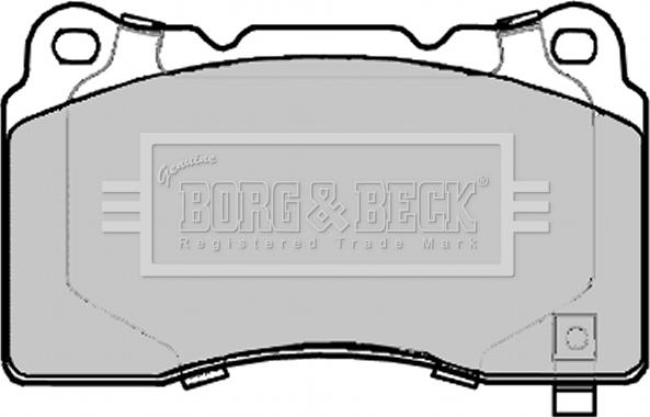 Borg & Beck BBP2290 - Гальмівні колодки, дискові гальма avtolavka.club