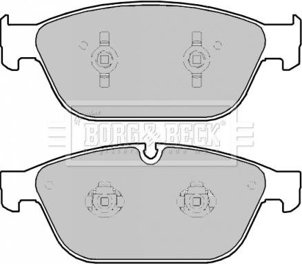 Borg & Beck BBP2293 - Гальмівні колодки, дискові гальма avtolavka.club