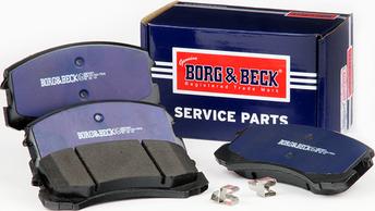 Borg & Beck BBP2201 - Гальмівні колодки, дискові гальма avtolavka.club