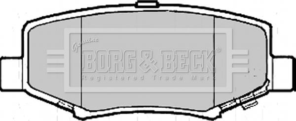 Borg & Beck BBP2208 - Гальмівні колодки, дискові гальма avtolavka.club