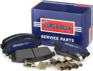 Borg & Beck BBP2214 - Гальмівні колодки, дискові гальма avtolavka.club