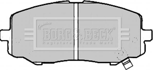 Borg & Beck BBP2213 - Гальмівні колодки, дискові гальма avtolavka.club