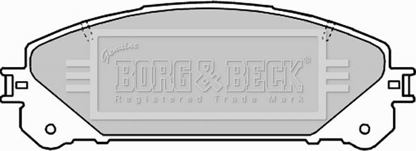 Borg & Beck BBP2289 - Гальмівні колодки, дискові гальма avtolavka.club