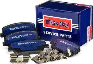 Borg & Beck BBP2238 - Гальмівні колодки, дискові гальма avtolavka.club