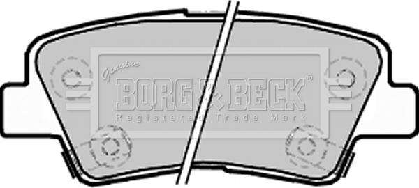Borg & Beck BBP2220 - Гальмівні колодки, дискові гальма avtolavka.club