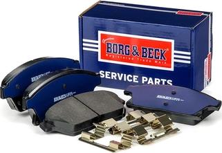 Borg & Beck BBP2228 - Гальмівні колодки, дискові гальма avtolavka.club