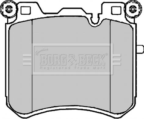 Borg & Beck BBP2223 - Гальмівні колодки, дискові гальма avtolavka.club