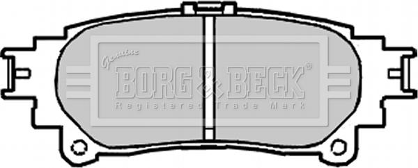 Borg & Beck BBP2222 - Гальмівні колодки, дискові гальма avtolavka.club
