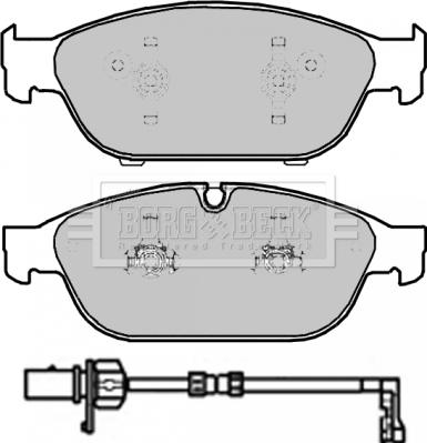 VAG 4G0698151AJ - Гальмівні колодки, дискові гальма avtolavka.club