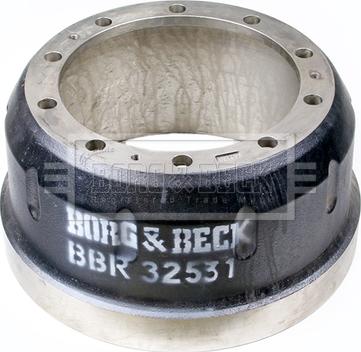Borg & Beck BBR32531 - Гальмівний барабан avtolavka.club