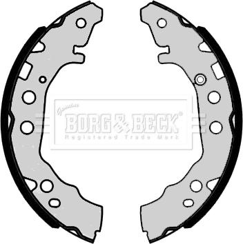 Borg & Beck BBS6454 - Комплект гальм, барабанний механізм avtolavka.club