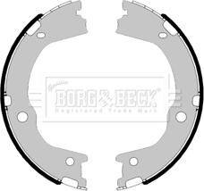 Borg & Beck BBS6466 - Комплект гальм, ручник, парковка avtolavka.club