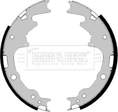 Borg & Beck BBS6472 - Комплект гальм, барабанний механізм avtolavka.club
