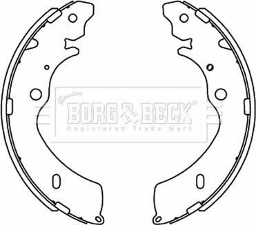 Borg & Beck BBS6505 - Комплект гальм, барабанний механізм avtolavka.club