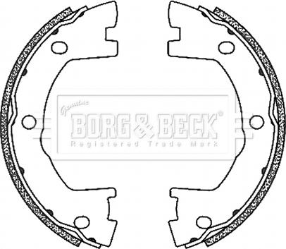 Borg & Beck BBS6503 - Комплект гальм, ручник, парковка avtolavka.club