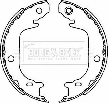 Borg & Beck BBS6518 - Комплект гальм, ручник, парковка avtolavka.club